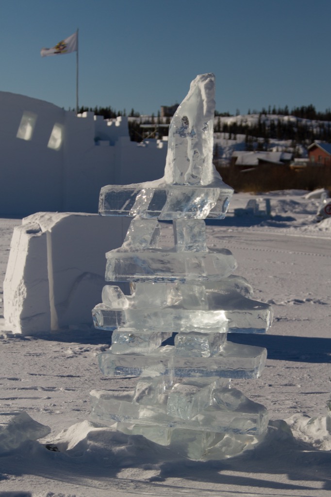 Ice sculpture.