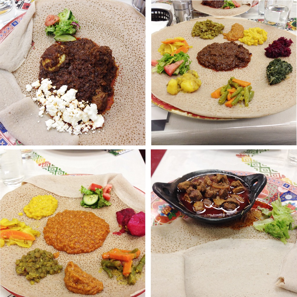 Ethiopian food.