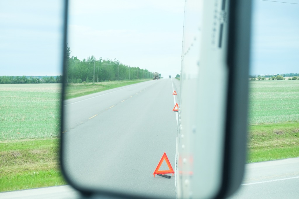 Objects in mirror are more broken than they appear. Also, slightly improved safety cone placement.