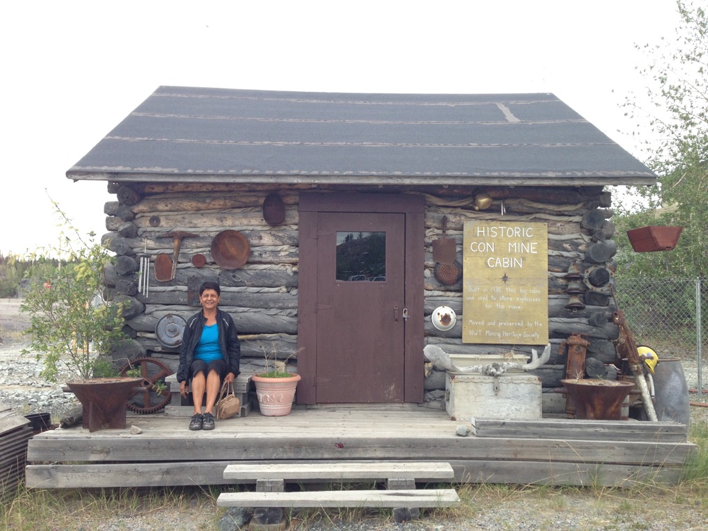 Old logging cabin from Giant Mine.