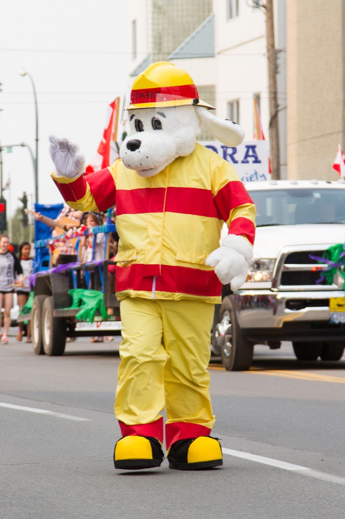 Sparky, the fire safety dog!